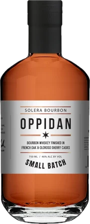 Bottle of Oppidan Solera Aged Bourbon