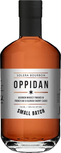 Bottle of Oppidan Solera Aged Bourbon